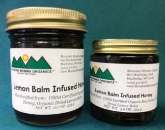 Lemon Balm Infused Honey