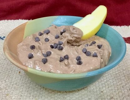 Apple in Chocolate/Raspberry Dip